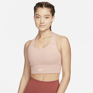 Nike Dri-FIT Swoosh Women's Medium-Support 1-Piece Padded Longline Sports Bra